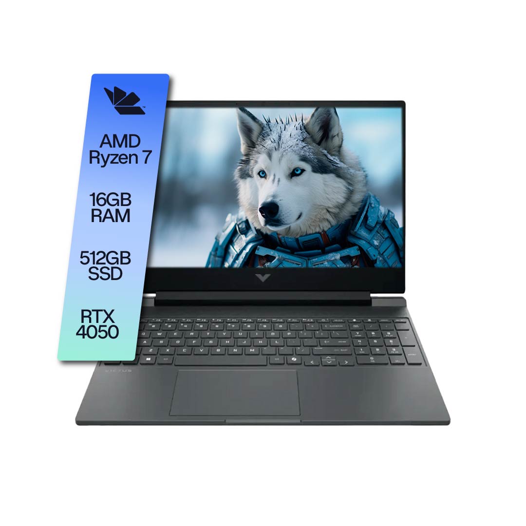 Notebook HP Victus Ryzen 7 16GB 512GB SSD RTX 4050