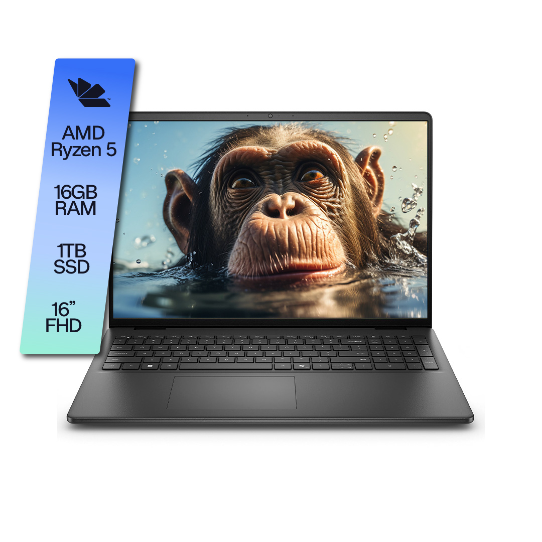 Notebook Dell 16 Ryzen 5 16GB 1TB SSD