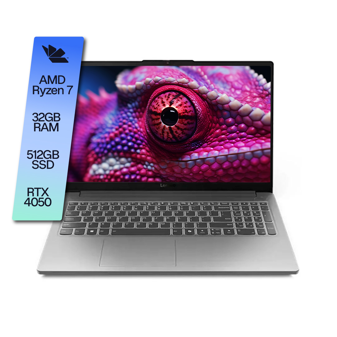 Notebook Lenovo LOQ Ryzen 7 170H 32GB 512GB RTX 4050